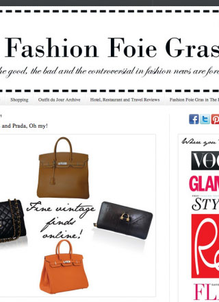 Rewind featured in Fashion Foie Gras