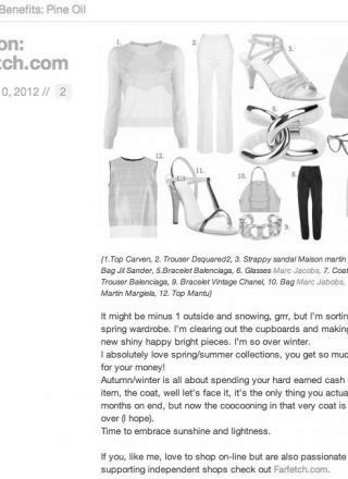 Rewind Vintage featured in Lisa Gusto blog website black and white