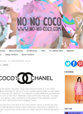 Rewind Vintage featured in No Coco blog