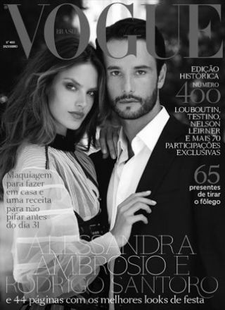Rewind Vintage featured in Vogue Brazil black and white