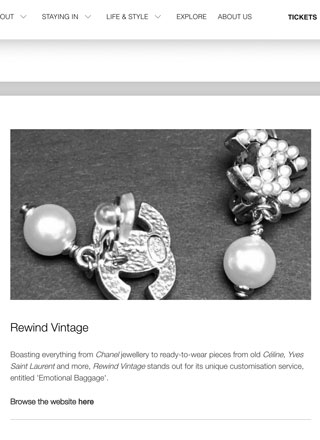 Rewind Vintage featured in Culture Whisperer black and white