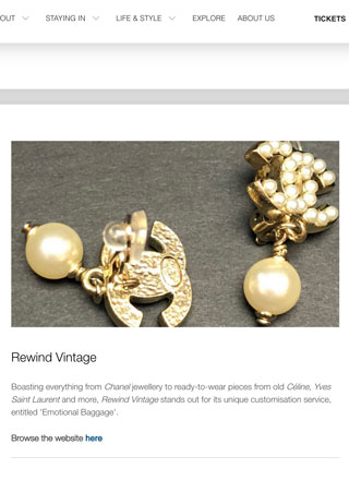 Rewind Vintage featured in Culture Whisperer