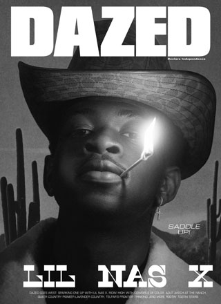 Rewind Vintage featured in Dazed Magazine black and white