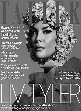 Rewind Vintage featured in Tatler Magazine black and white