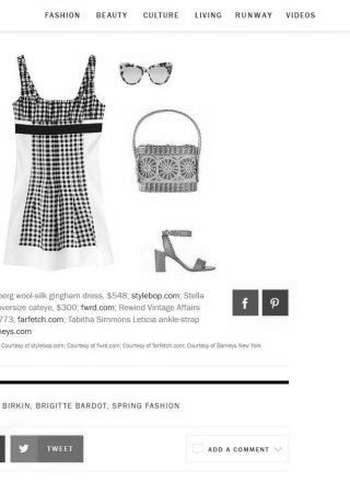 Rewind Vintage featured on Vogue.com black and white